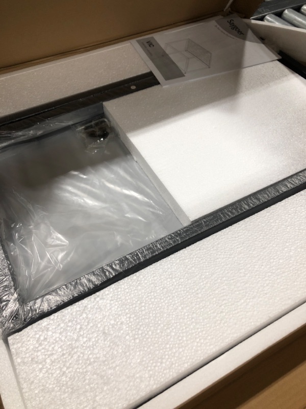 Photo 1 of SAYGOER Black Coffee Table Small Square Coffee Tables Simple Modern Center Table for Living Room Home Office 27.6 * 27.6 * 15.7Inch, Easy Assembly, Black Faux Marble Black Marble