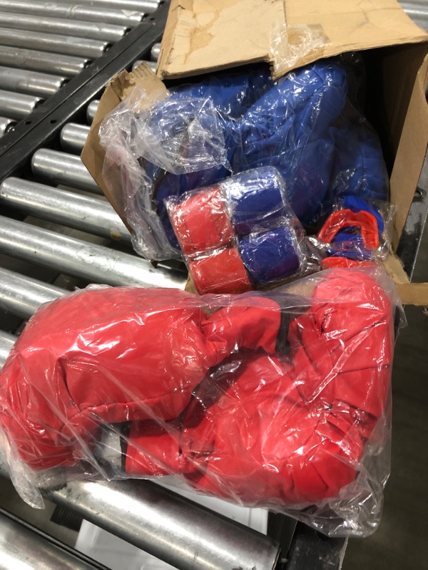 Photo 1 of Kanayu 14 Pcs Boxing Set Including Boxing Helmet Punching Bag Gloves Boxing Hand Wraps Sport Mouth Guards for Beginners Adults