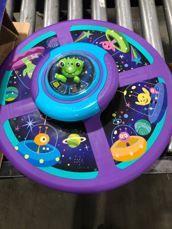 Photo 3 of MindSprout Light-Up Space Twister | 360° Sit Twist and Spin, Toddler Toys Age 2, 3, 4, 5, Birthday for Boy Girl, 18 Months +, LED Lights, Kids Toy Indoor or Outdoor for 2 Year Old (Patent Pending)