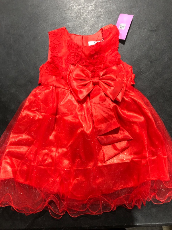 Photo 1 of Girls Red Dress Size 3YR 