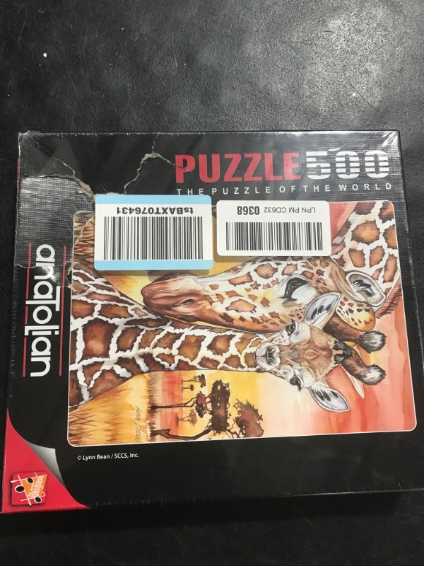 Photo 2 of Anatolian Puzzle - Giraffe, 500 Piece Jigsaw Puzzle, 3615 (ANA3615)