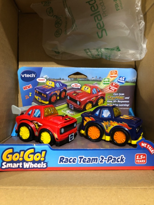 Photo 2 of VTech Go! Go! Smart Wheels Race Team 2-Pack Stock Car and Race Car