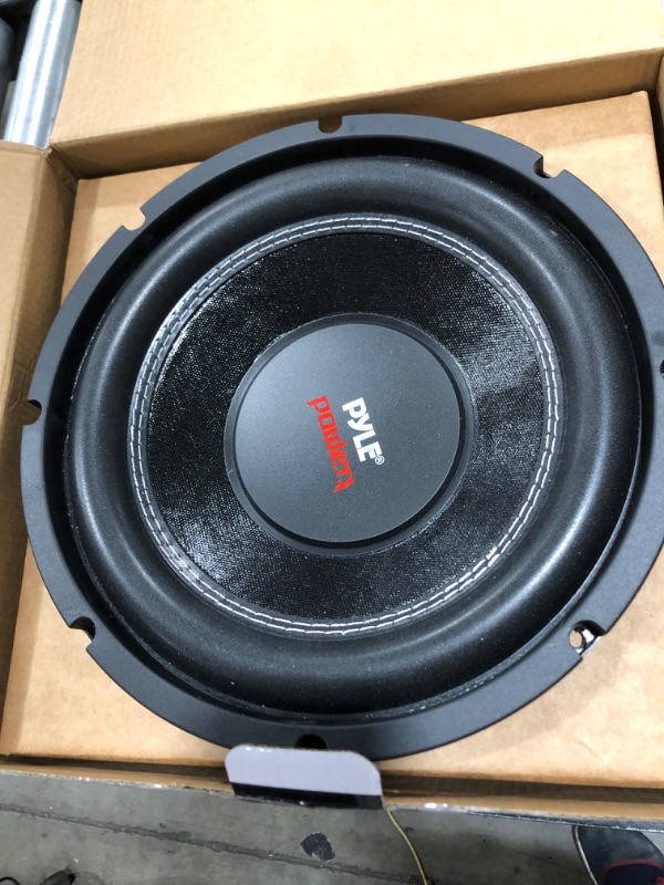 Photo 2 of Pyle 10" Car Audio Speaker Subwoofer - 1000 Watt High Power Bass Surround Sound Stereo Subwoofer Speaker System - Non Press Paper Cone, 90 dB, 4 Ohm, 50 oz Magnet, 2 Inch 4 Layer Voice Coil - PLPW10D 10-Inch 1000 Watts 2-inch Single Voice coil 4-ohm