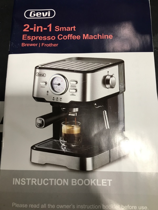 Photo 1 of 2-IN-1 SMART ESPRESSO COFFEE MACHINE 