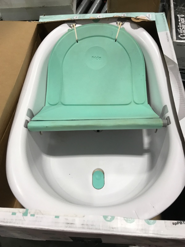 Photo 1 of 4-in-1 Grow-with-Me Bath Tub by Frida Baby Transforms Infant Bathtub to Toddler Bath Seat with Backrest for Assisted Sitting in Tub