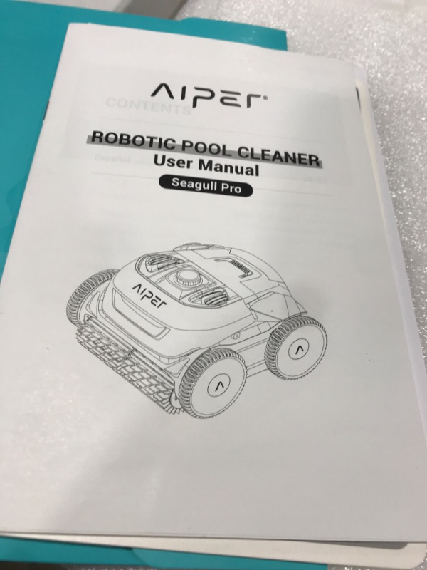 Photo 2 of (2023 Upgrade) AIPER Seagull Pro Cordless Robotic Pool Cleaner, Wall Climbing Pool Vacuum Lasts up to 180 Mins, Quad-Motor System, Smart Navigation, Ideal for Above/In-Ground Pools up to 3,200 Sq.ft
