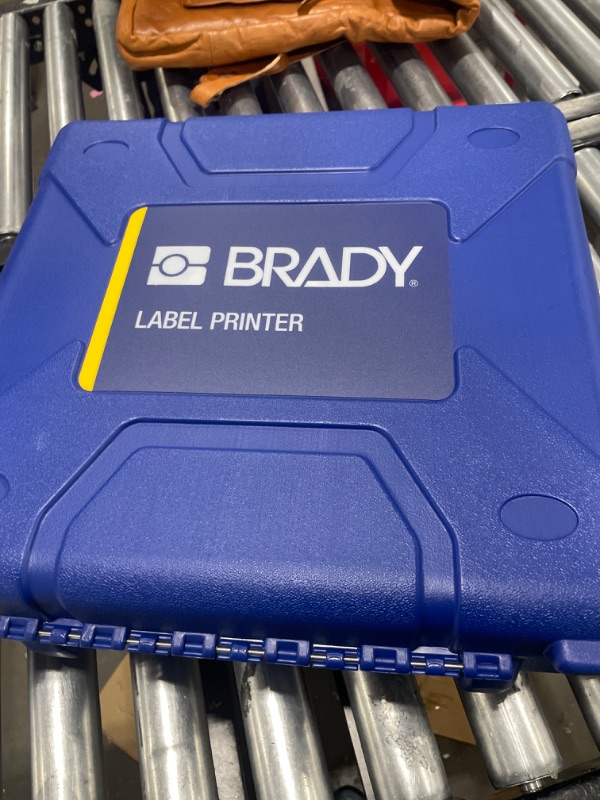 Photo 3 of Brady M610 Handheld Label Maker with Hard Case (M610-KIT). Durability Meets The widest Range of Data Entry Options. Replaces BMP61,Yellow/Gray, Large