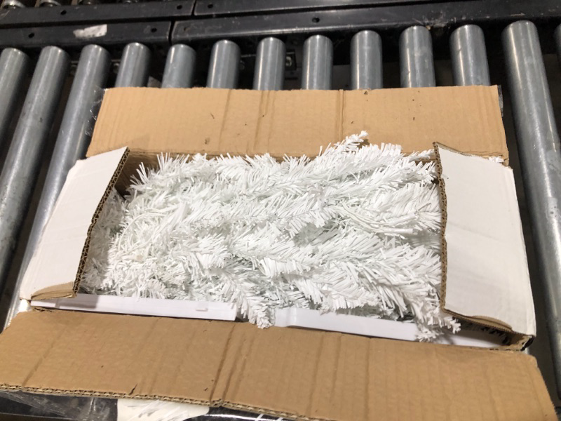 Photo 1 of Artificial Mini Christmas Tree 22 inches with Red Berry,Flocked Fir Suitable for Tabletop Berries & Flocked 22IN (WHITE, FIRST PHOTO IS REFERENCE)