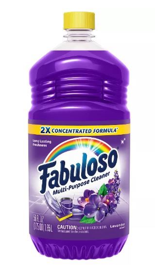 Photo 1 of 2 PACK-Fabuloso Multi-Purpose Cleaner 2x Concentrated, Lavender - 56 fl oz (Pack of 6)