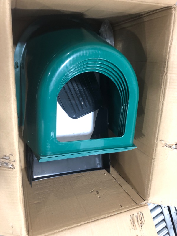 Photo 1 of 5 Pack Nesting Boxes for Chicken Coop - Chicken Nesting Box for Laying Eggs - Roll Away Nesting Boxes Chicken and Poultry - Chicken Laying Boxes with Perch, Rollout Egg Collection & Protect (Green)