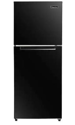 Photo 1 of 10.1 cu. ft. Top Freezer Refrigerator in Black
