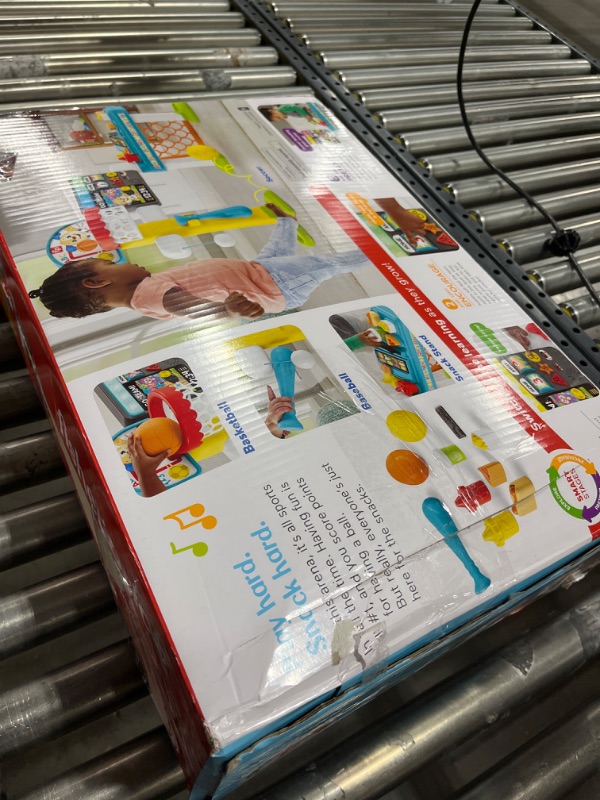 Photo 1 of Fisher-Price Laugh & Learn Sports Activity Center with Smart Stages Learning, Basketball Soccer Baseball, 4-in-1 Game Experience