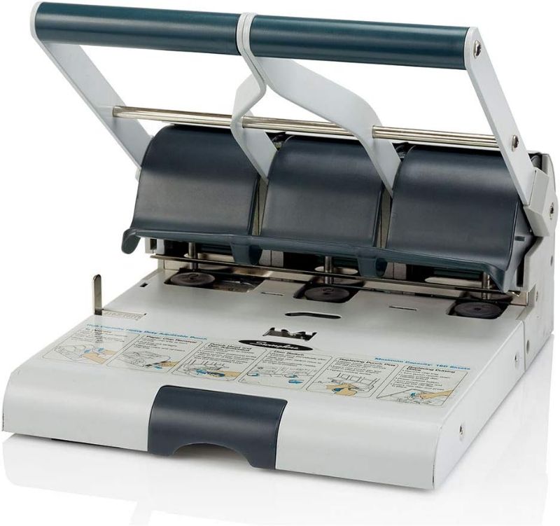 Photo 1 of Swingline 2-3 Hole Punch, Adjustable, Heavy Duty Hole Puncher, 160 Sheet Punch Capacity (74650)