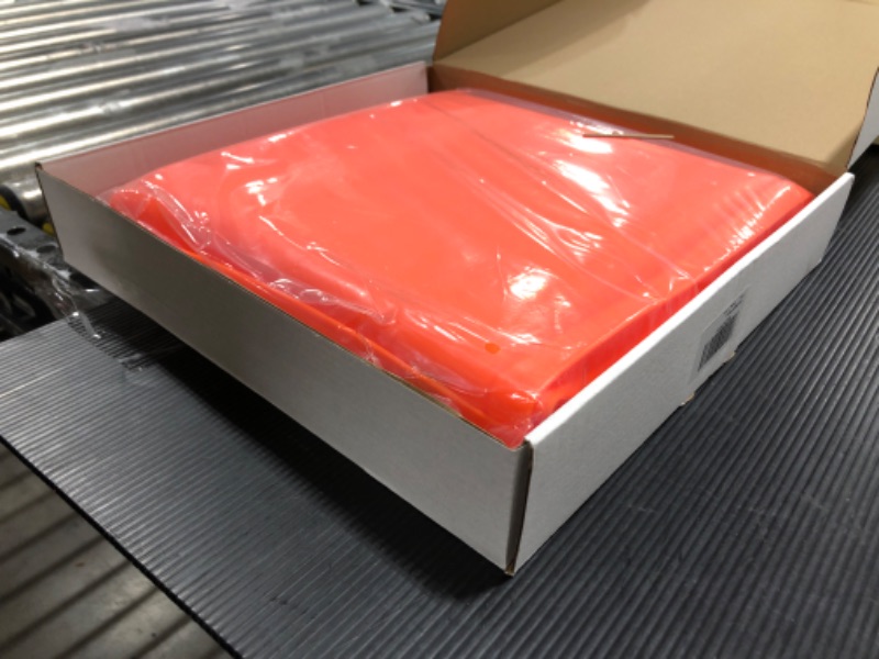 Photo 2 of 36" Orange Magnetic with Handle Silicone Tray Matting - Heavy Duty Food Grade Silicone Tray Matting Silicone Tray Matting to Protect Your Trays from Dirt and Rust 36 Inch Orange-Magnetic Suction