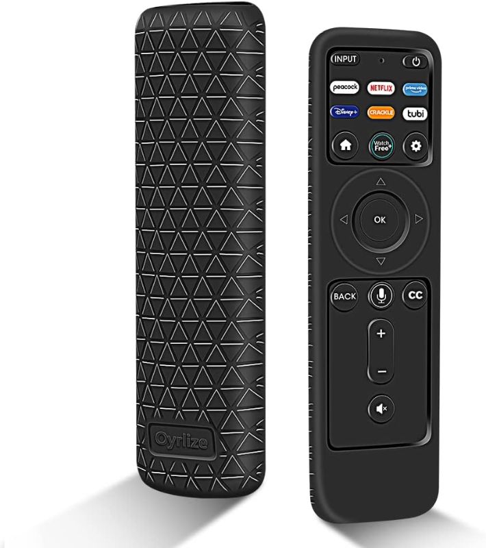 Photo 1 of 3 PACK- Silicone Protective Case for VIZIO XRT260 Smart TV Remote 2021 Model,Remote Case Holder for XRT260 V-Series 4K UHD HDR Voice Replacement Remote Battery Back Covers Protector Sleeve Holder-Black