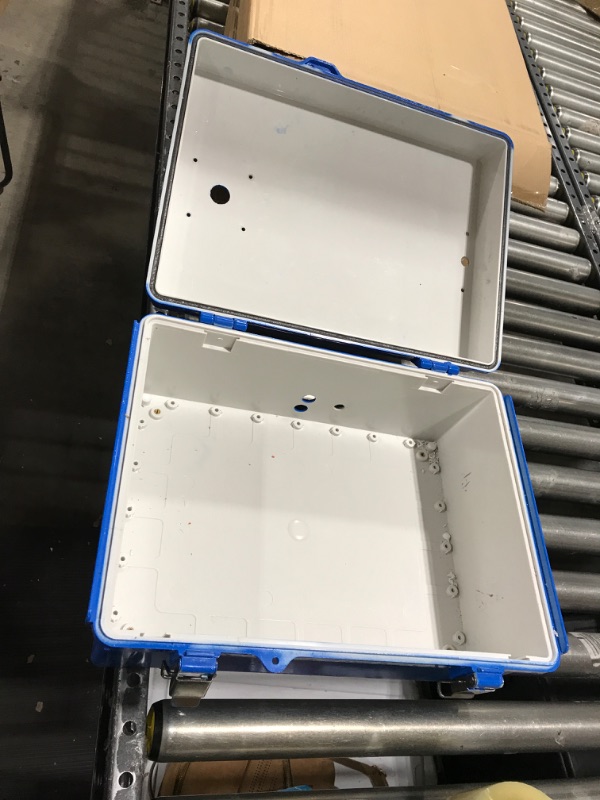 Photo 2 of  Hinged Cover  510x410x200mm Junction Box with Mounting Plate, Universal IP67 Project Box Waterproof DIY Electrical Enclosure, 