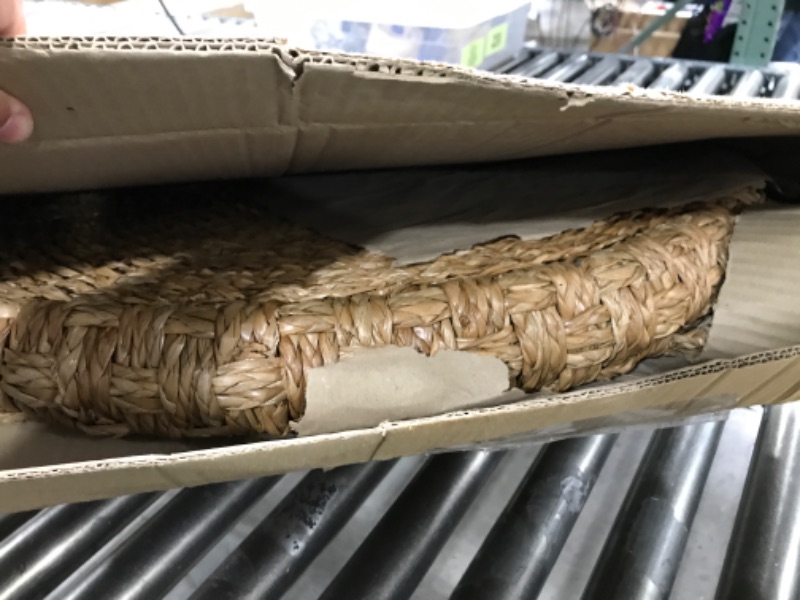 Photo 1 of 3R Studio Braided Bankuan Tray - Brown