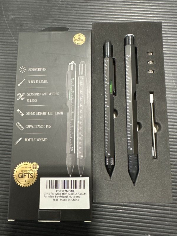 Photo 1 of  GIFTS FOR MEN. 2 PACK MULTI TOOL PEN SET