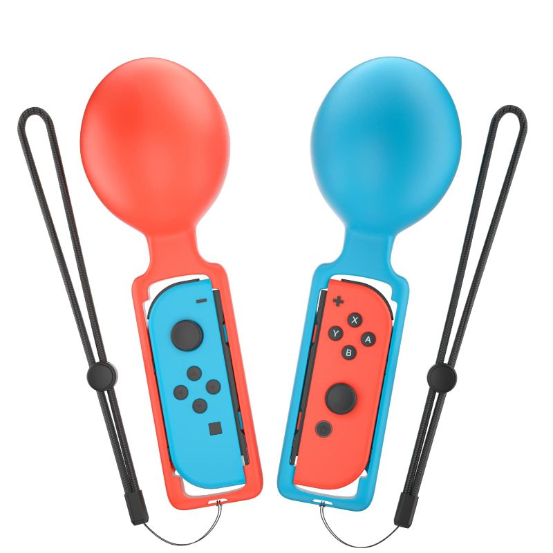 Photo 1 of 2 PACK- Mviioe Switch Controller Grips Hand Grips Compatible with Samba de Amigo: Party Central - Nintendo Switch, Samba Maracas (2 Pack) 