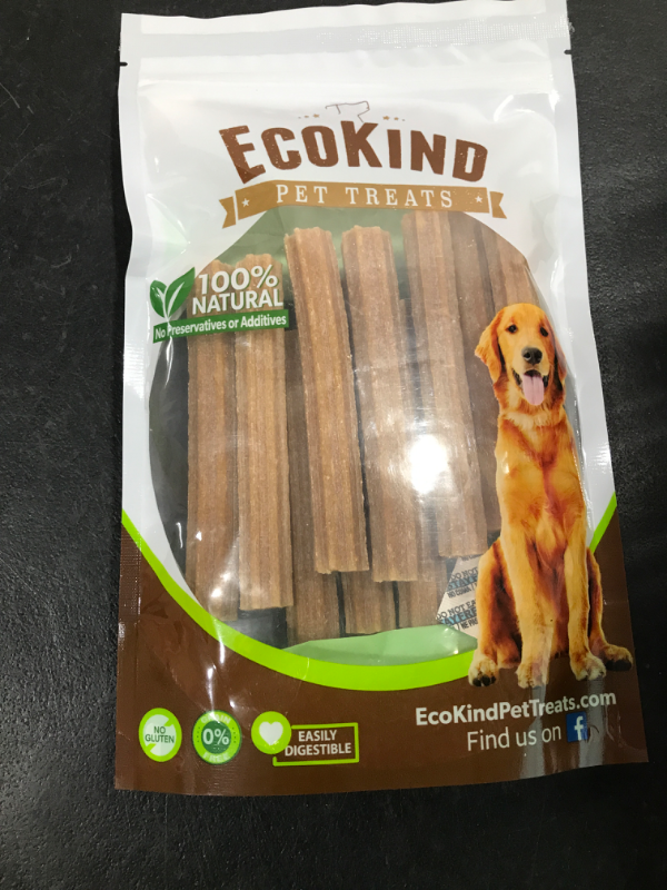 Photo 2 of EcoKind Pet Treats Premium Gold Peanut Butter Flavored Churro Chews | All Natural Himalayan Yak Cheese Dog Chew for Small to Large Dogs | Keeps Dogs Busy & Enjoying Indoors & Outdoor Use (10 Sticks)