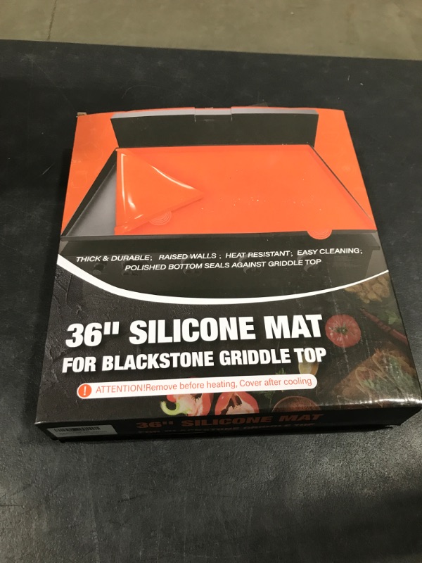 Photo 2 of 36" Food Grade Silicone Griddle Mat for Blackstone Griddle Accessories, Food Grade Silicone Griddle Cover for Blackstone Accessories Protect Your Griddle from Insects Rust 36YC