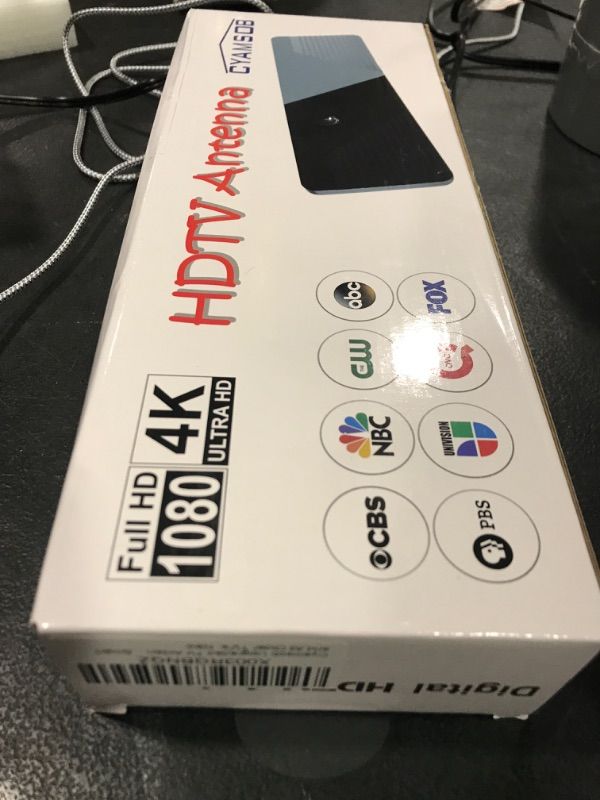 Photo 1 of Cyamsob Upgraded TV Antenna for Smart tv Long Range, Antenna TV Digital HD Indoor Supportn8K 4K 1080P Fire tv Stick and All Smart and All Older TV's Antenna-D