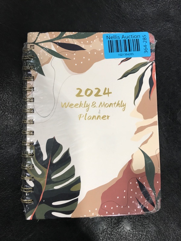 Photo 2 of 2024 Planner - 2024 Planner Weekly and Monthly, 2024 Calendar Planner, 6.4'' x 8.5'' Planner 2024 with Inner Pocket, Elastic Closure, Thick Paper, Jan. 2024 - Dec. 2024
