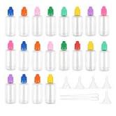 Photo 1 of 20 Pieces 50ml LDPE Dropper Bottle Plastic Liquid Bottle Small Dropper Bottle Empty Squeezable Liquid Dropper Bottles Eye Dropping Containers