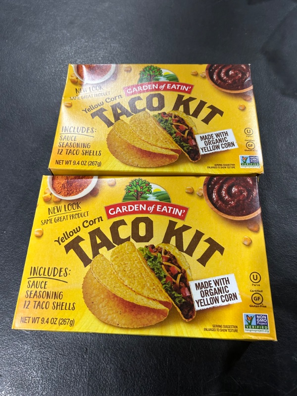 Photo 3 of 2 Pack - Garden of Eatin' Taco Dinner Kit, Yellow Corn, 12 Taco Shells Yellow Corn 9.4 Ounce