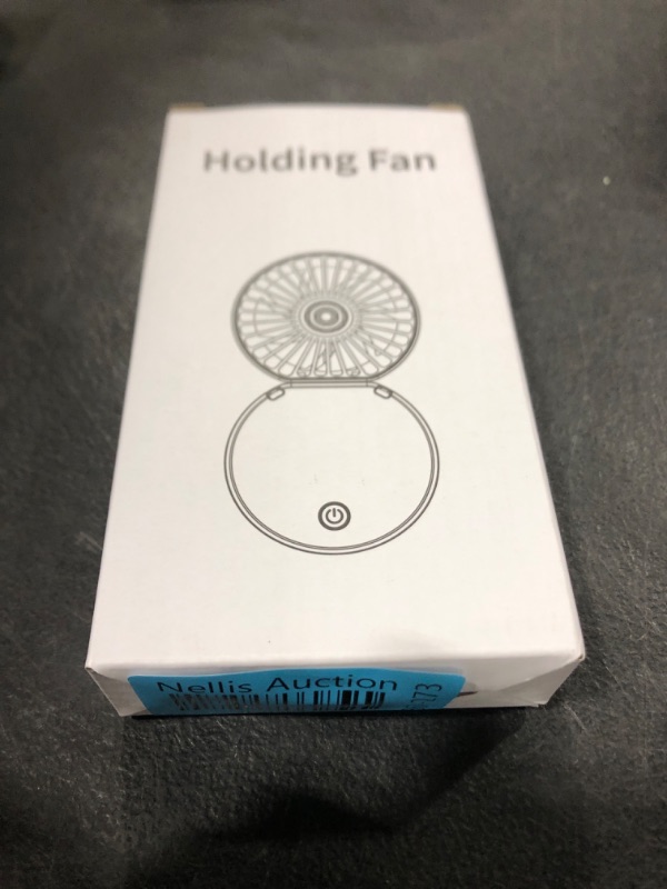 Photo 2 of Handheld Fan, Portable Neck Fan, Folding fan,Attachment aromatherapy function 3 Speed Fan USB Rechargeable Fan Cute Design Fan for Stylish Kids Girls Women Men Indoor (Deep blue)