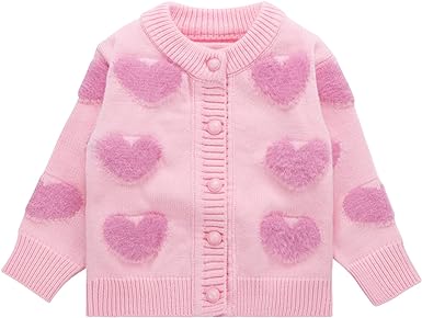 Photo 1 of Baby Girl Clothes Newborn Knit Cardigan Toddler Sweaters Winter Sweatshirt Coats 