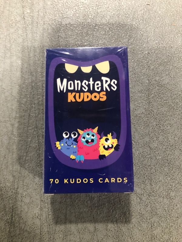 Photo 2 of 70 Cartoon Monster Kudos Cards - Thank You Appreciation Recognition Blank Back Postcard – School Lunch Box Children Notes – Cute & Fun Kids Motivational Gift – Teacher Classroom Reward Stationary Inc