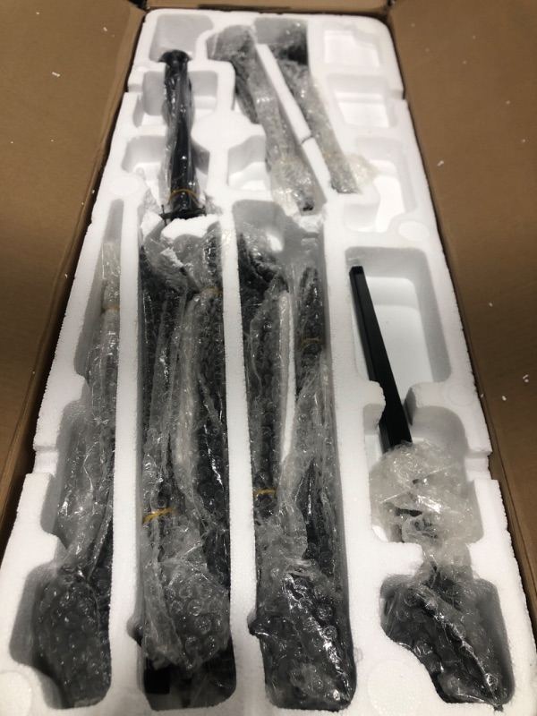 Photo 1 of 72 Inch Indoor Ceiling Fan with Light and Remote, Reversible DC Silent Motor, 110V ETL Listed for Living Room, Dining Room, Bedroom, Basement, Kitchen, Black