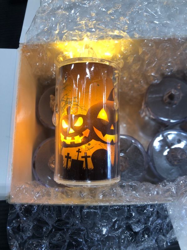 Photo 1 of 10 PC HALLOWEEN CANDLE LED 