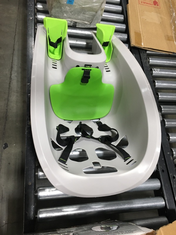 Photo 1 of Bell Front and Rear Child Bike Seats Gray Shell Rear Carrier