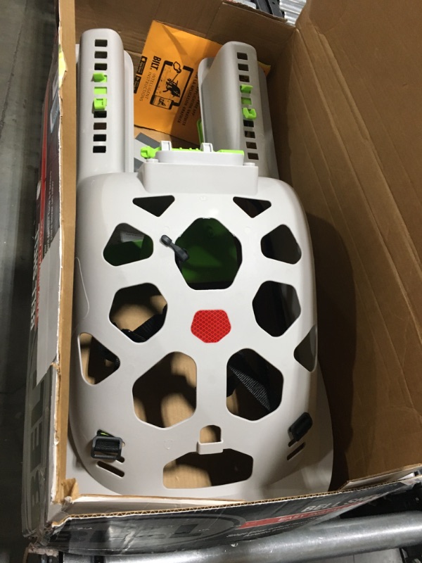 Photo 1 of Bell Front and Rear Child Bike Seats Gray Shell Rear Carrier