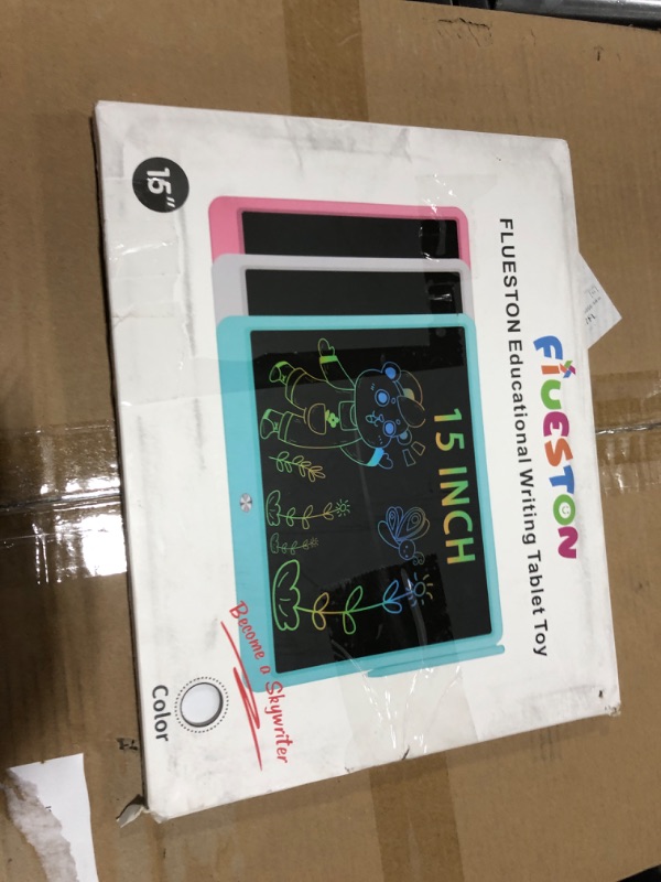 Photo 2 of LCD Writing Tablet (Blue+Pink)