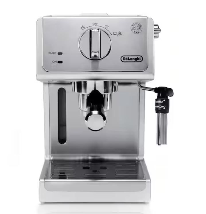 Photo 1 of 15-Bar Stainless Steel Espresso Machine and Cappuccino Maker with Manual Frother
