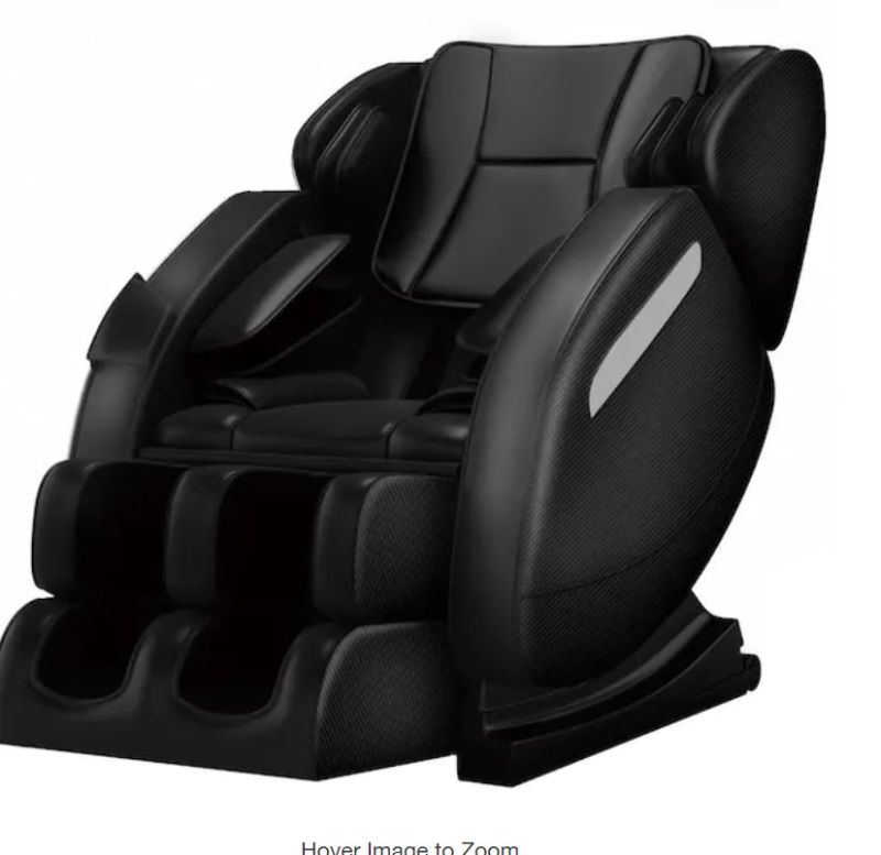 Photo 1 of *SOLD FOR PARTS* Favor-MM350 Black Recliner w/ Zero Gravity Full Body Air Pressure, Bluetooth, Heat, Foot Roller Massage Chair
