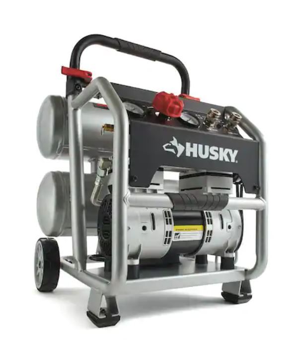 Photo 1 of 4.5 Gal. Portable Electric-Powered Silent Air Compressor
