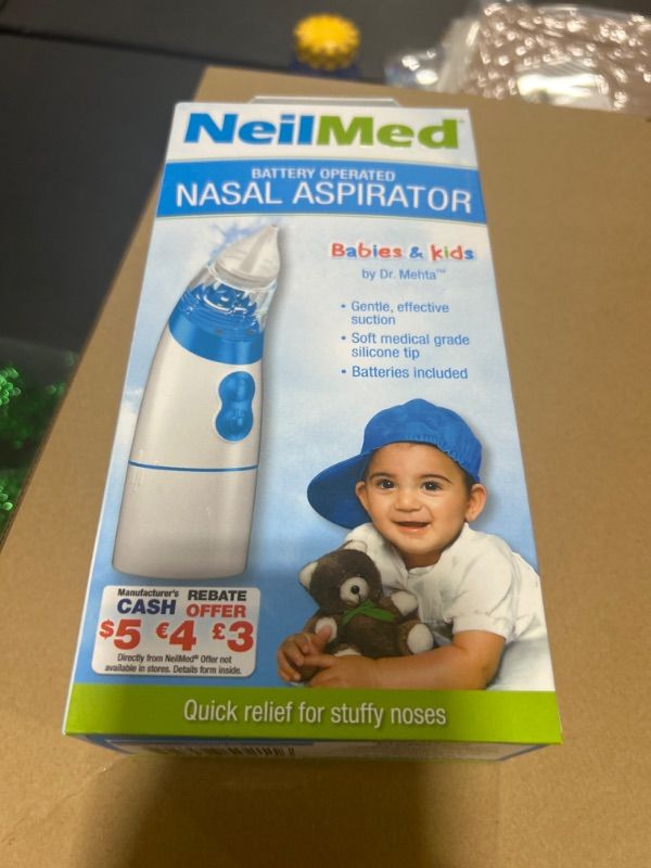 Photo 2 of NeilMed Aspirator - Battery Operated Nasal Aspirator for Babies & Kids