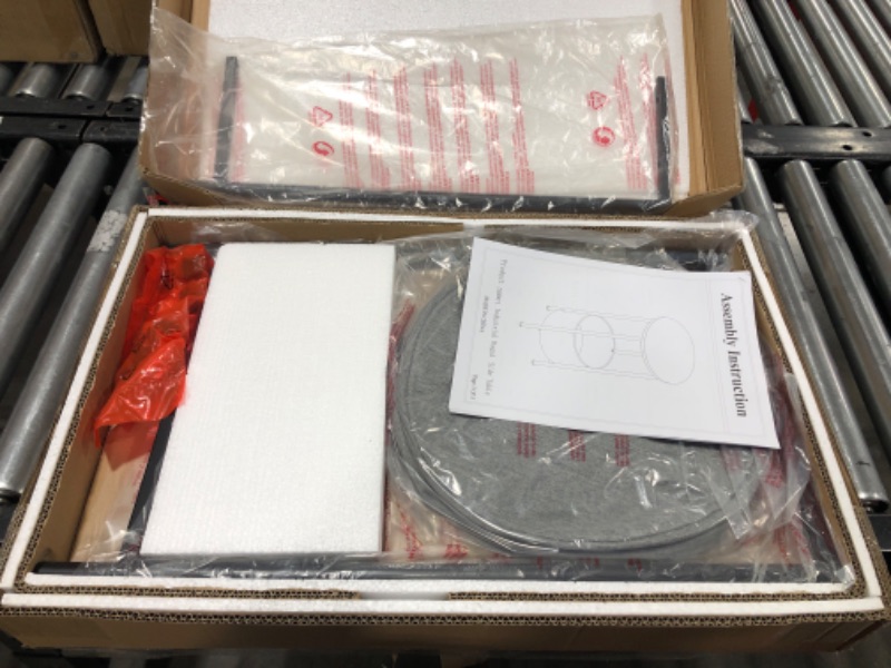 Photo 1 of LEMONDA 26" High Marble White Round End Table with Storage,Small 2 Tiers Round Side Table with Basket for Living Room Bedroom,Round Sofa Table Nightstand Bedside Table for Small Spaces 15.8"D x 15.8"W x 26"H Marble