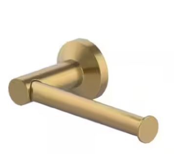 Photo 1 of 
Glacier Bay
Dorind Single Post Toilet Paper Holder in Matte Gold