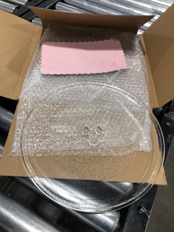 Photo 2 of 12" Microwave Plate Replacement, Compatible with Whirlpool Glass Turntable Tray, Equivalent to W10337247, W11367904 12INCH