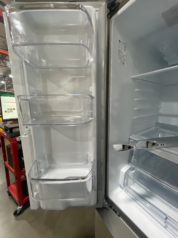 Photo 8 of LG 21.8-cu ft French Door Refrigerator with Ice Maker (Stainless Steel) ENERGY STAR
