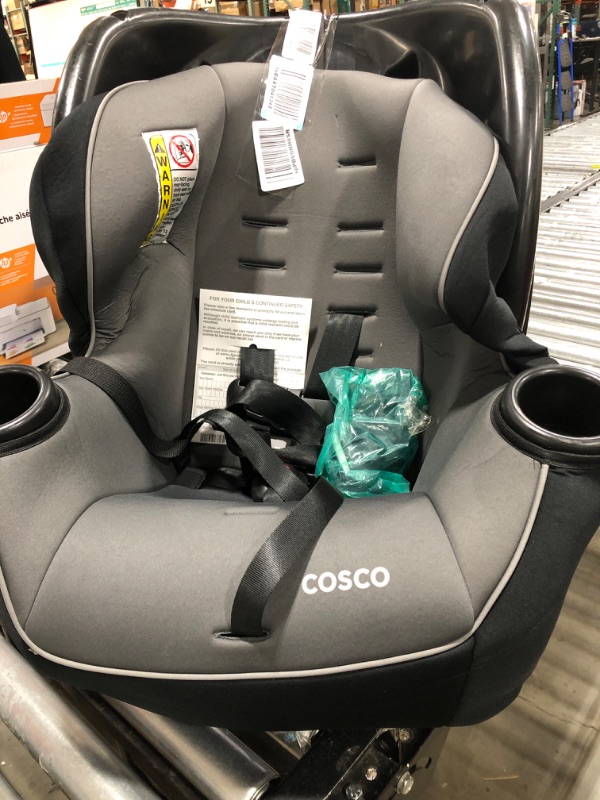 Photo 2 of Cosco Onlook 2-in-1 Convertible Car Seat, Rear-Facing 5-40 pounds and Forward-Facing 22-40 pounds and up to 43 inches, Black Arrows