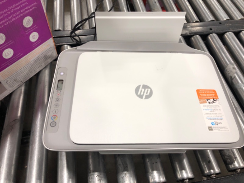 Photo 2 of HP DeskJet 2755e Wireless Color inkjet-printer, Print, scan, copy, Easy setup, Mobile printing, Best-for home, Instant Ink with HP+,white