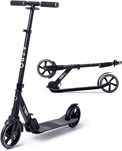 Photo 1 of Aero Big Wheels Kick Scooter for Kids 8 Years Old, Teens 12 Years and up, Youth and Adults. Commuter Scooters with Shock Absorption, Lightweight, Foldable and Height Adjustable…
