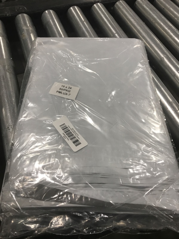 Photo 2 of Large Poly Mailers 19x24, Solid White Shipping Bags - Tear And Puncture Free Poly Bags - Water Resistant Mailing Bags - Packaging Bags For Small Business - 100 Count 19" x 24"(50Pck) white