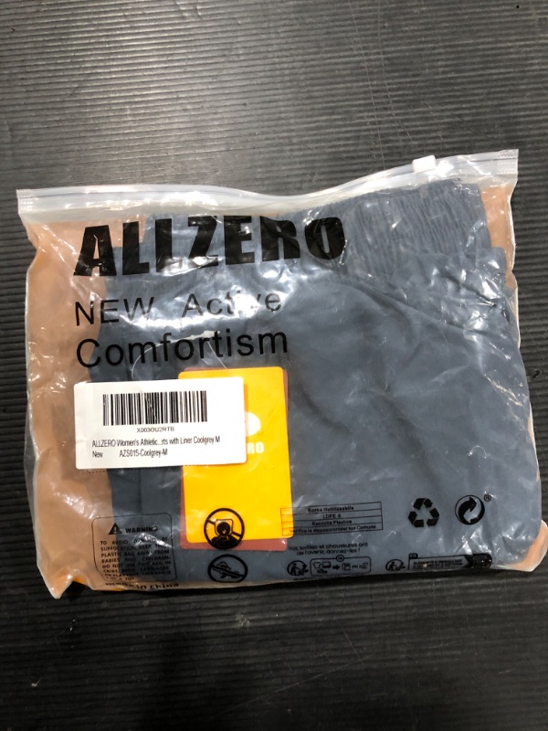 Photo 1 of ALLZERO Women's Running Athletic Shorts 3" Quick Dry Workout Shorts Lightweight Active Sports Training Shorts with Liner Medium Coolgrey
SIZE MEDIUM
